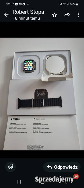 Watch ultra 2 Elbląg sprzedam