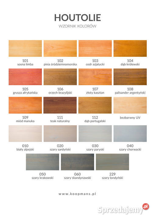 Houtolie 5l Szarości Gorzów Wielkopolski sprzedam