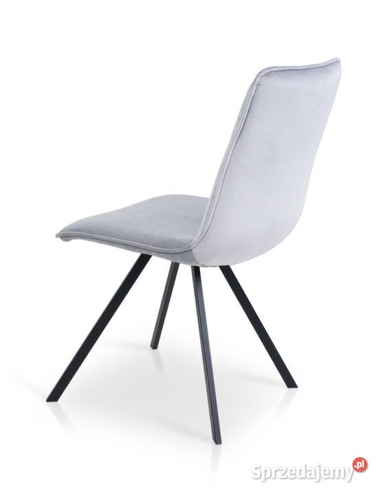 Zestaw krzeseł Nogi Pająk Stal Welur 6 sztuk mazowieckie