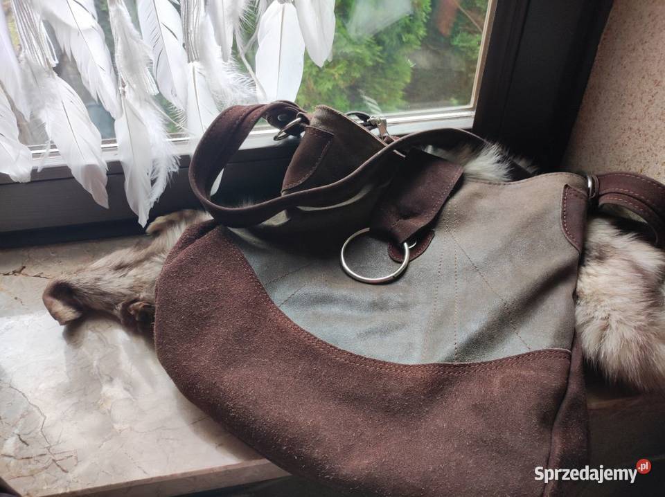 torba włoska torebka vintage retro prawdziwa 0cm Kielce