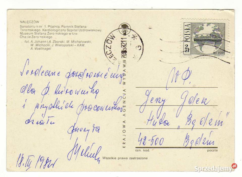 NAŁĘCZÓW POCZTÓWKA WIELOWIDOKOWA 3 świętokrzyskie Krynki