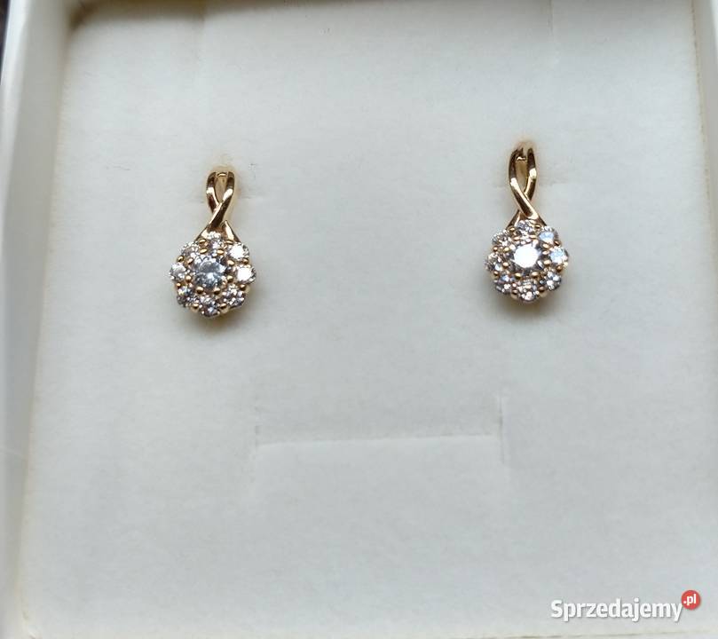Złote kolczyki Apart nowe łódzkie Łódź