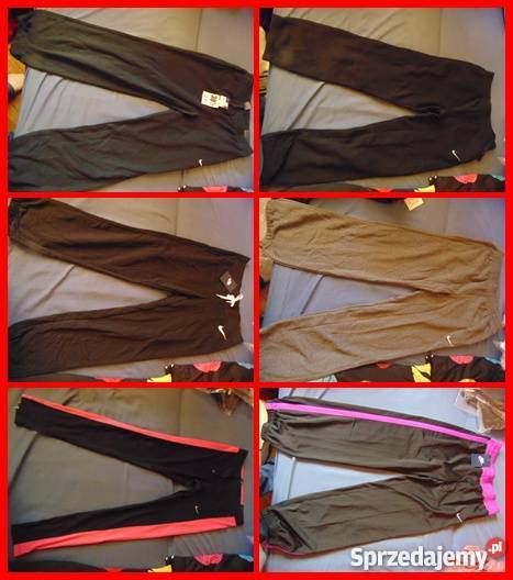 Nowe koszulki spodnie bluzy Nike outlet 70 Rozmiar 38(M) Odzież sportowa