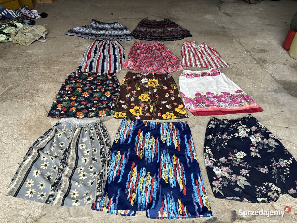 stara kolorowa psódnica spódnice ciuch babci z Kosianka-Trojanówka sprzedam
