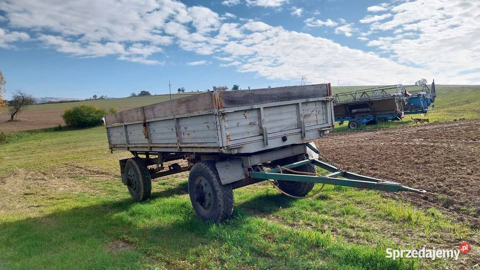 Przyczepa rolnicza Sanok D50 6t nie d47 d55 d732 Bystrzyca Kłodzka sprzedam