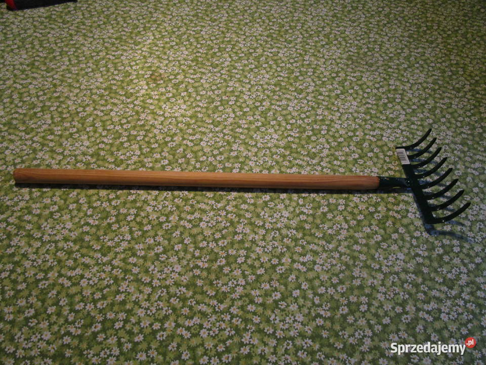 Grabki metalowe krótki małe trzonek drewniany 60 Tarnowo Podgórne
