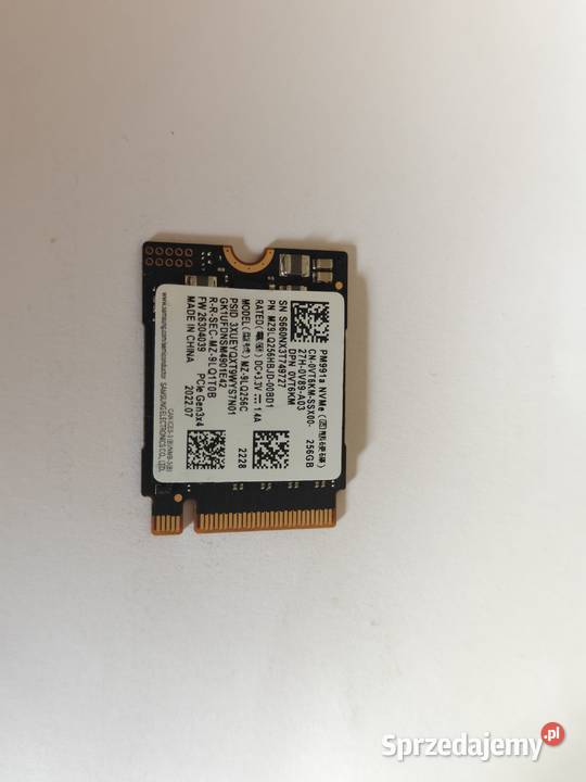 SSD PM991a NVMe 256GB 2230 sprzedam