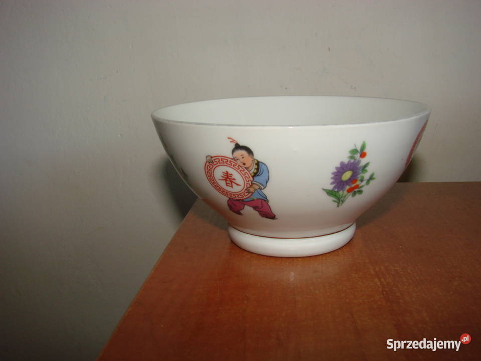 porcelanowa chińska miska do zupy Pruszcz Gdański