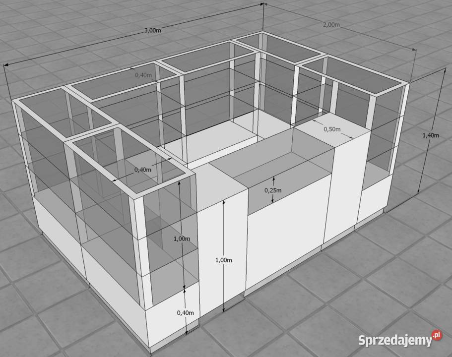 PRODUCENT meble sklepowe wyspa stoisko handlowe Katowice
