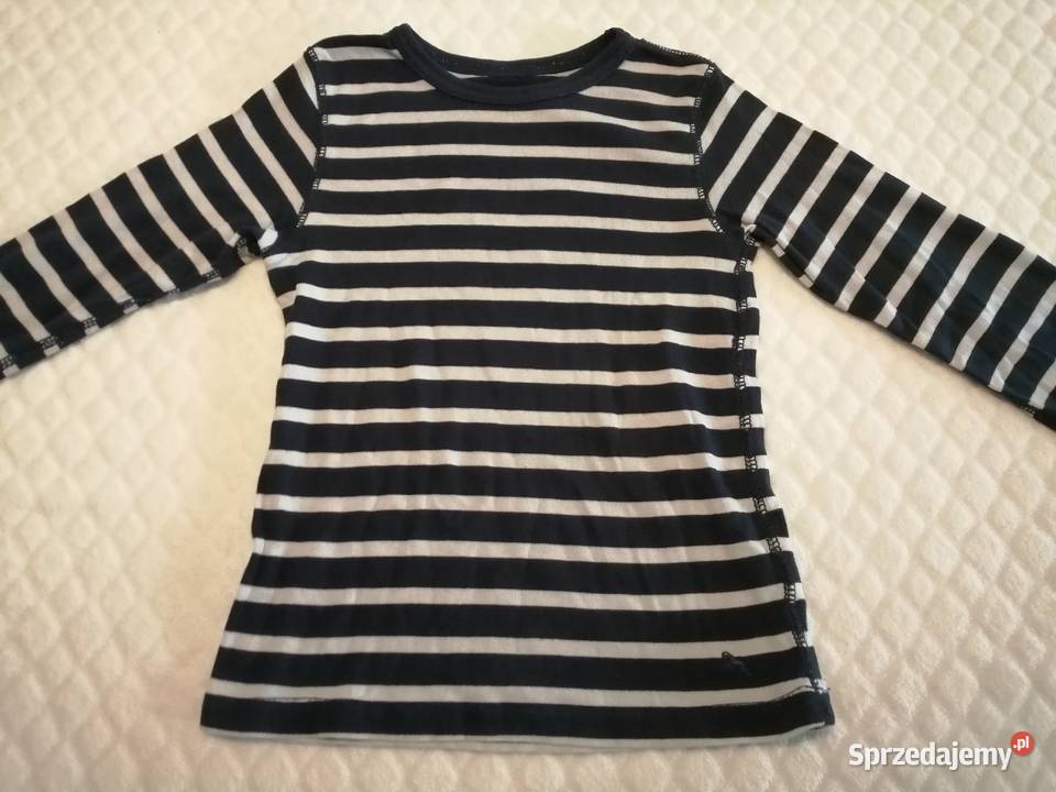 Bluzka długi rękaw chłopięca pasy 110116 HM Bluzki, koszulki i kaftaniki śląskie