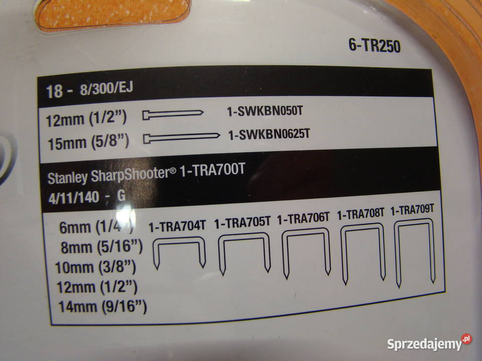 Zszywacz STANLEY 614 mm zszywki i gwoździe