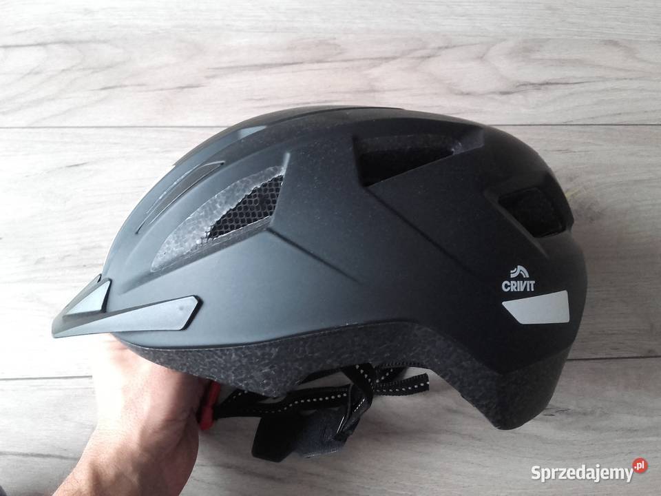 Kask rowerowy CRIVIT z tylną lampką rozmiar SM kujawsko-pomorskie Bydgoszcz sprzedam