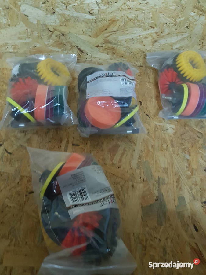 SZCZOTKI CZYSZCZĄCE NA WKRĘTARKĘ 11 SZTUK vorfal Głogowa sprzedam