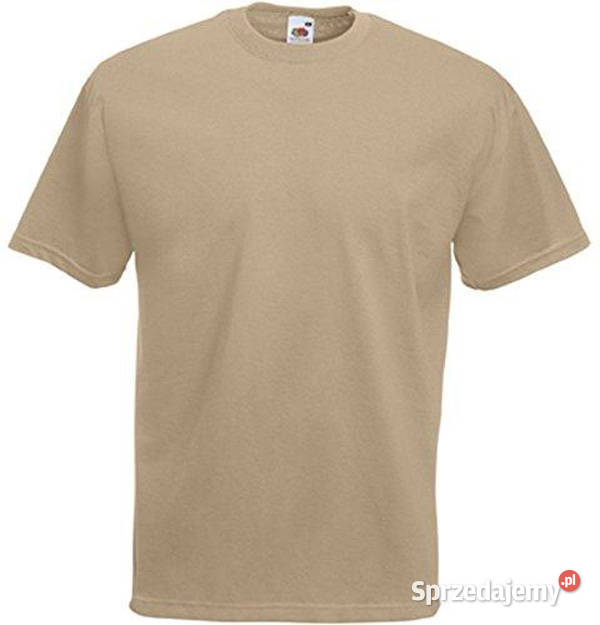 REWELACYJNY Tshirt gładki kolor khaki FRUIT of Rozmiar XL Warszawa sprzedam