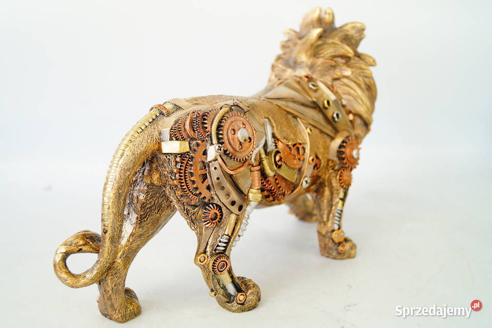 TYGRYS figura rzeźba steampunk dekoracja Antyki Gizałki