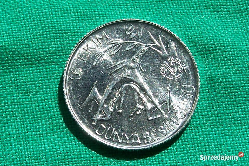 Turcja 20 lira 1981 FAO stylizowane zwierzę Elbląg sprzedam