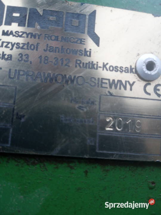 Sprzedam Agregat Uprawowo siewny Janpol 3 metry nieuszkodzony