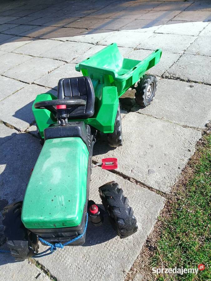 Używany traktorek z przyczepką dziecka Andrychów