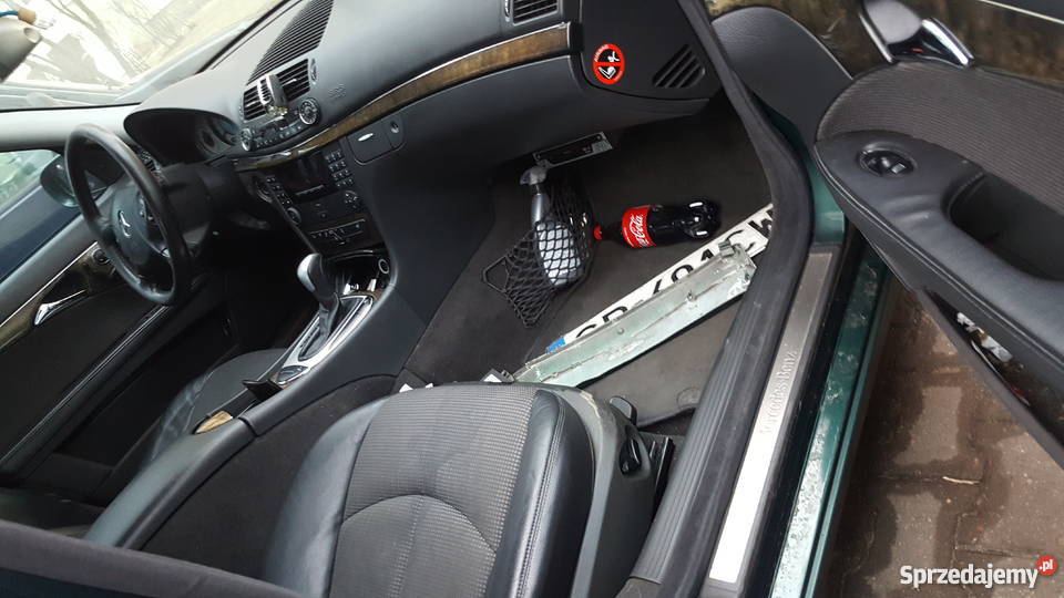 Mercedes w211 320cdi na części stłuczce zielony Bydgoszcz