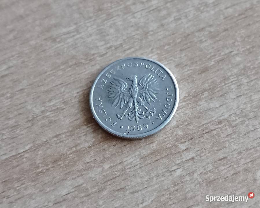 MONETA 2 z PRL 1989 kolekcjonerska numizmatyka Poznań