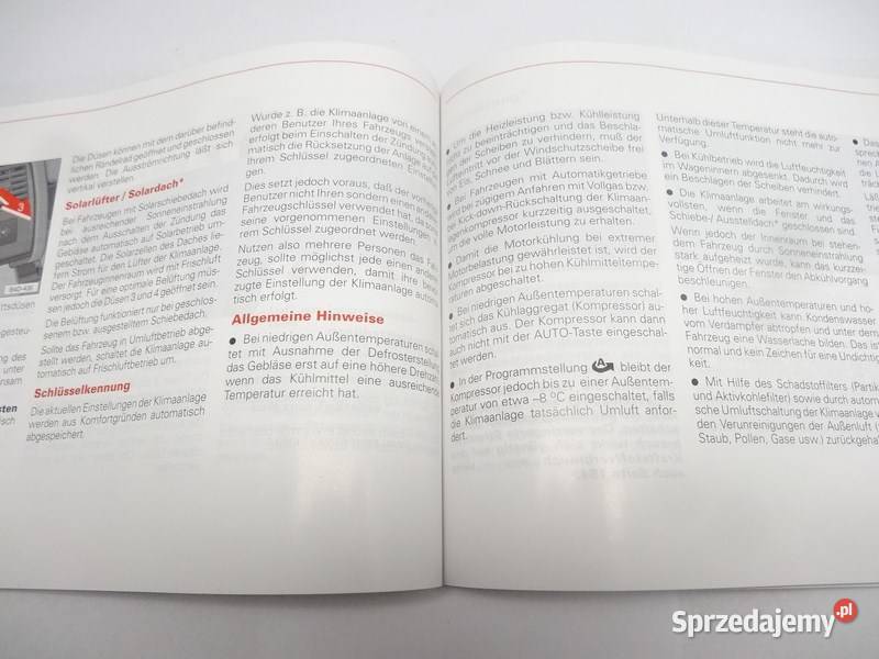 AUDI A8 D2 ETUI FUTERAŁ INSTRUKCJA OBSŁUGI Pozostałe Przemęt sprzedam