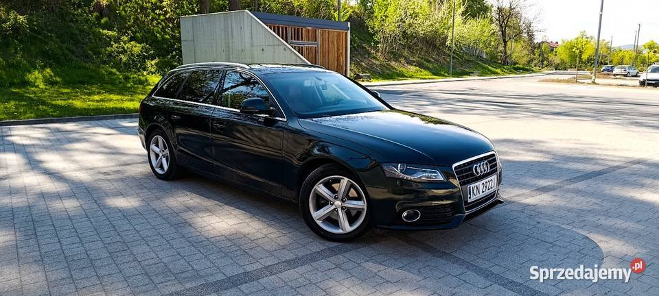 Audi A4 B8 2008 20 TDI zielony Nowy Sącz