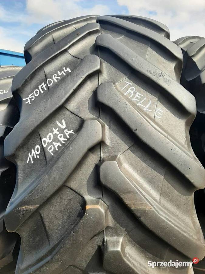 2x Opona używana rolnicza 75070R44 TRELLEBORG Zaścianki