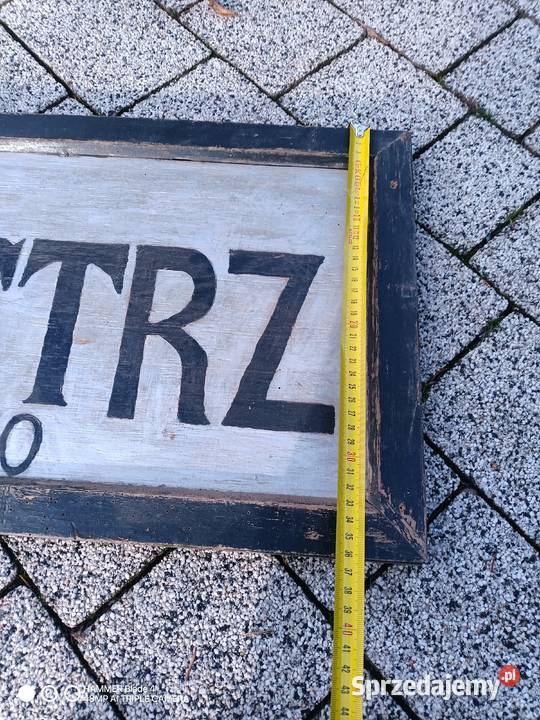 Stary szyld zegarmistrzowski Olszyna