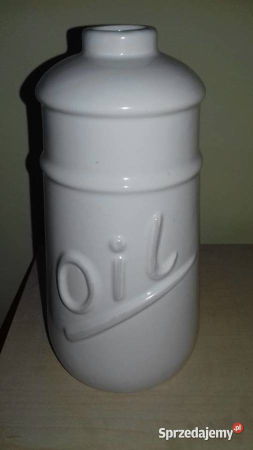butelka porcelanowa na oliwę bez zatyczki Warszawa
