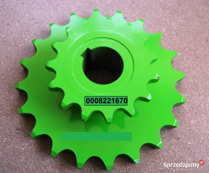 Koło łańcuchowe podw Z20 1Z15 34 fi35mm wpust do Czekanów