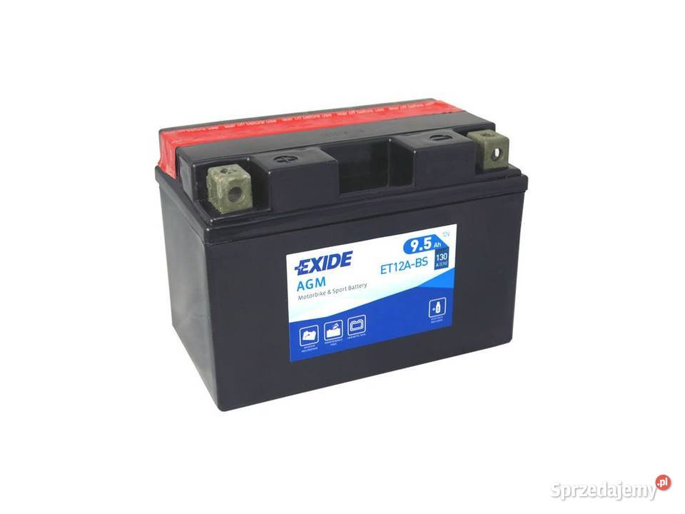 Akumulator motocyklowy EXIDE 12V95Ah YT12ABS mazowieckie Pruszków