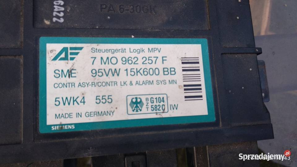 7mo962257f modul komfortu sharan ogrzewanie Ożarów sprzedam