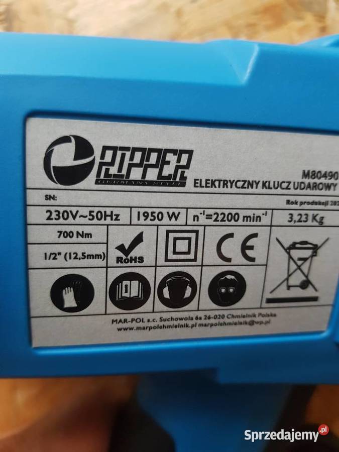 KLUCZ ELEKTRYCZNY UDAROWY 12 DO KÓŁ RIPPER Głogowa