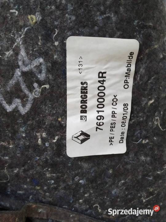 TAPICERKA BOCZEK LEWY PRAWY TYŁ BAGAŻNIKA KOMBI