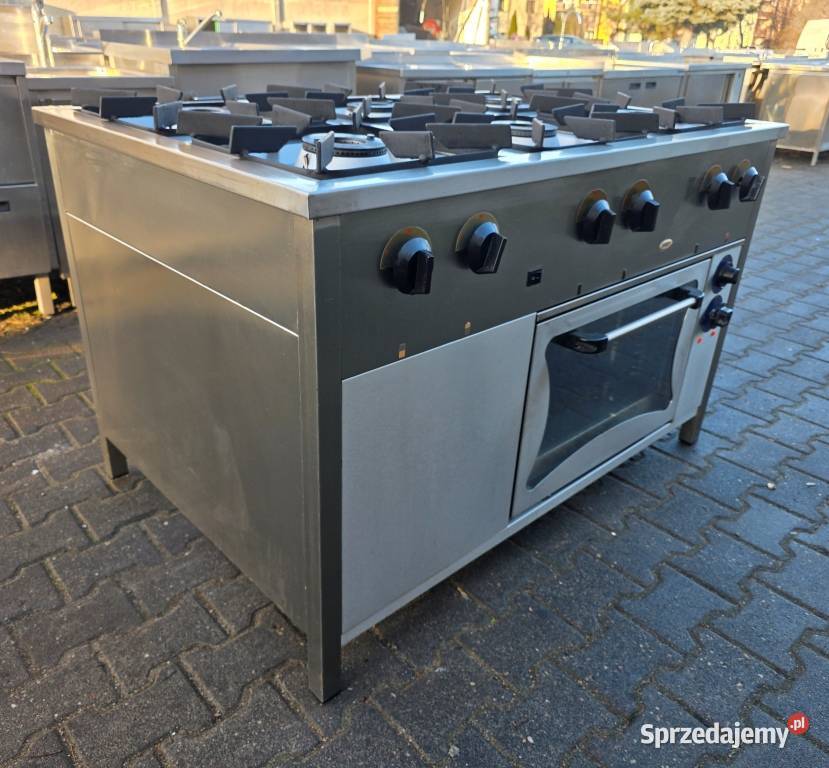 Kuchnia Gazowa 6 Pal Piekarnik Elekt EGAZ M1281