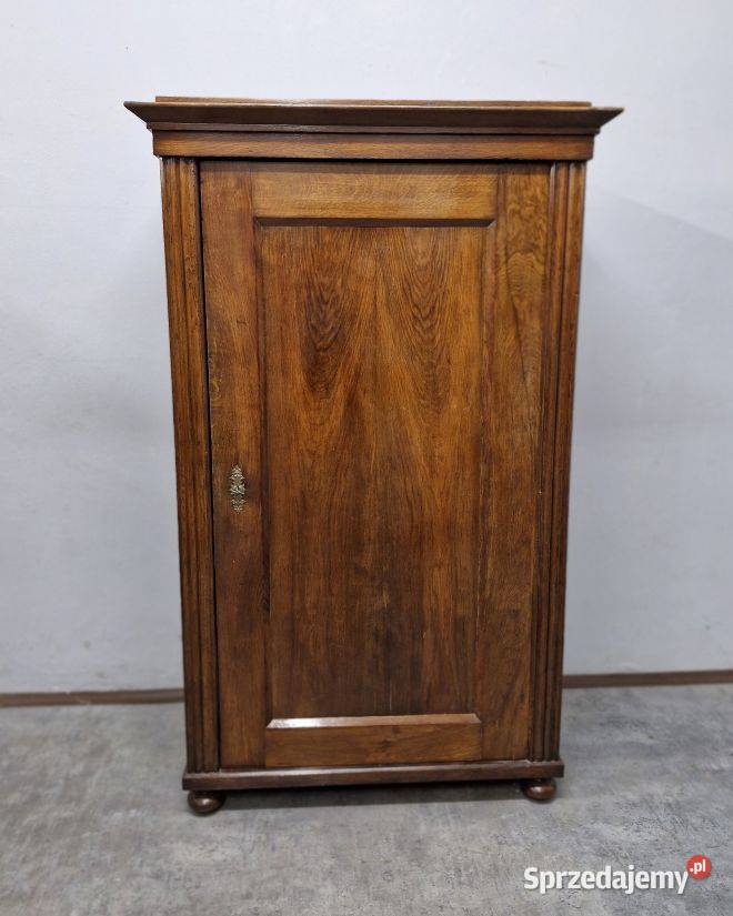 Wyjątkowa Dębowa Szafa Biedermeier 9 AntykiMarki mazowieckie Marki