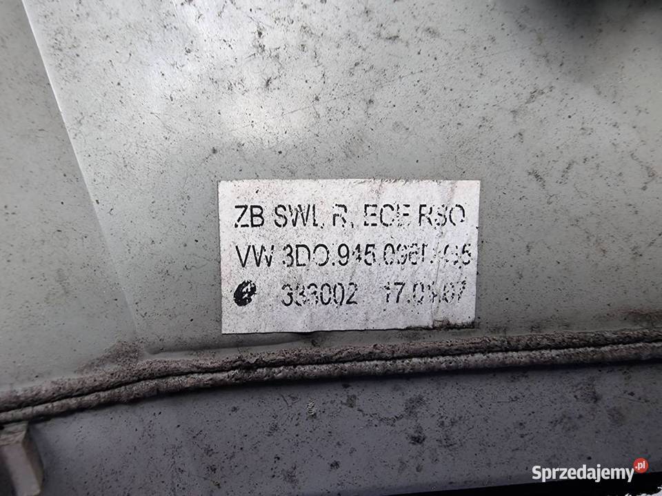 LAMPA PRAWA TYŁ VOLKSWAGEN PHAETON 3D0945096 kujawsko-pomorskie