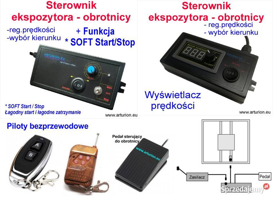 Ekspozytor Obrotnica napęd reklamy podest do 300 mazowieckie Warszawa