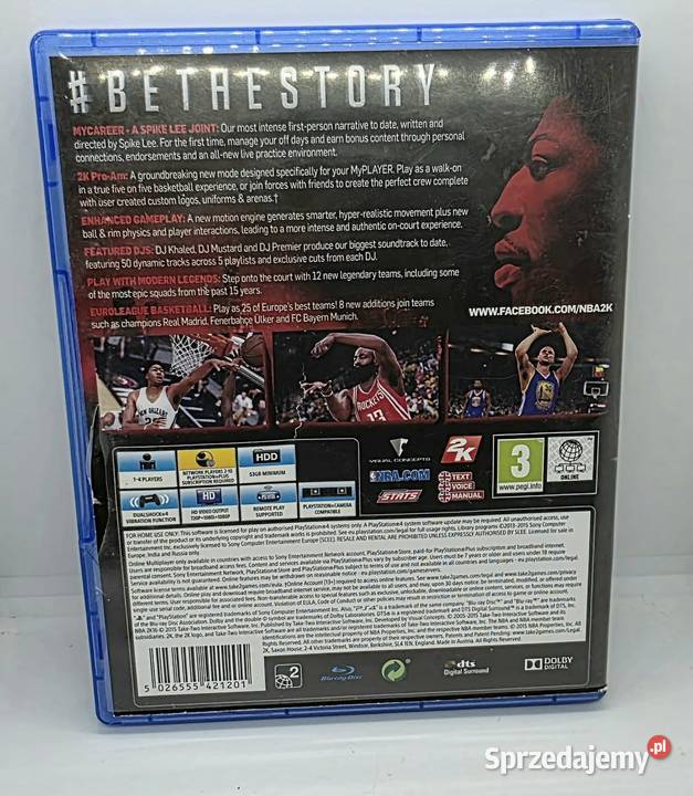 Gra NBA 2k16 4 warmińsko-mazurskie sprzedam
