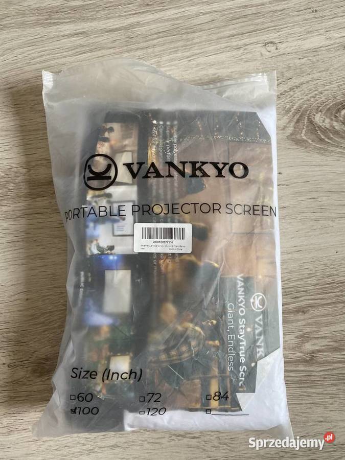 VANKYO Projector Screen 100 Inches Pozostałe Zelów