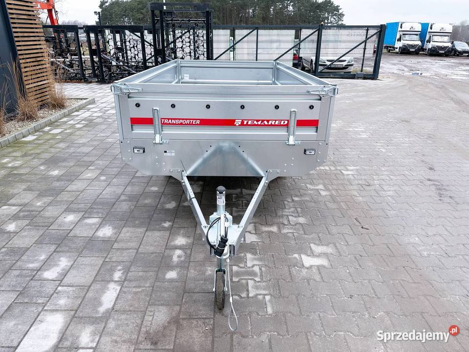 Przyczepa TEMARED TRANSPORTER 3015 DMC 750 304 burtowe Cegielsko