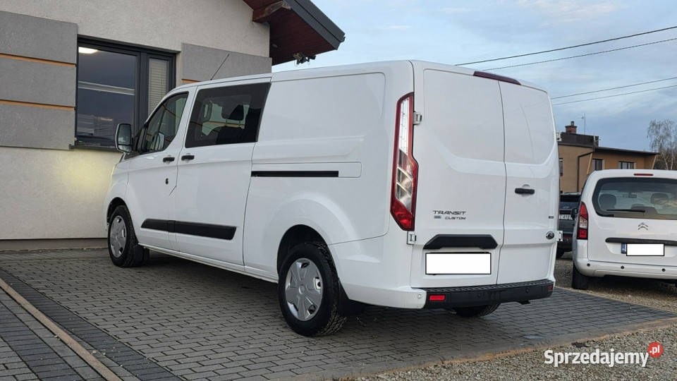 Ford Transit Custom doka 5osobowa longbrygadówka tempomat Ford