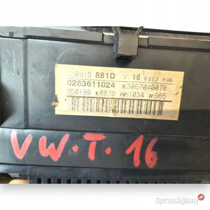 LICZNIK ZEGARY 1J0919881D VW Golf IV Bora 19 TDI sprzedam