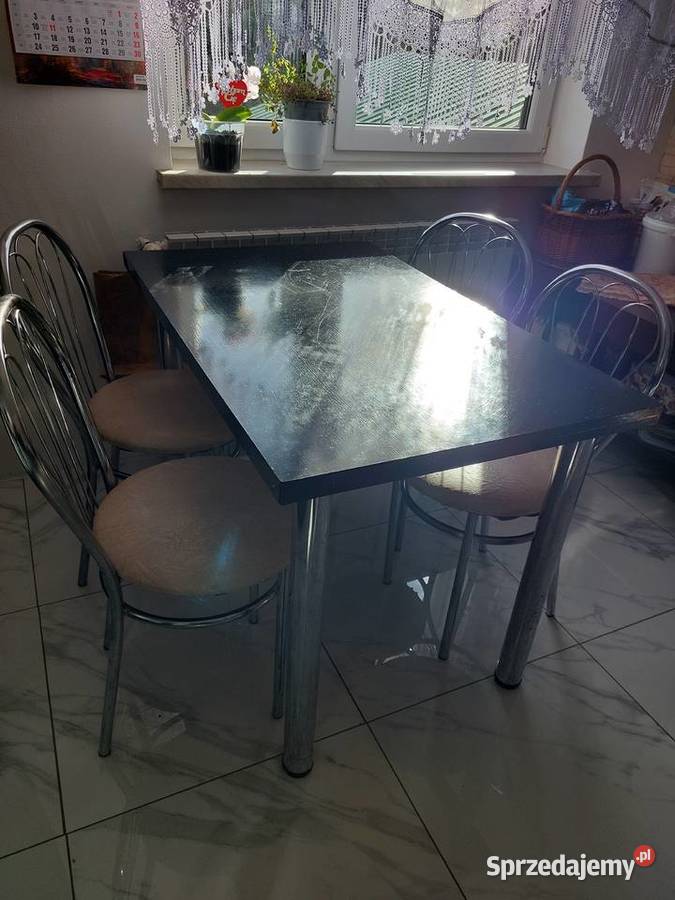 Stół I 4 krzesła Cykarzew Południowy