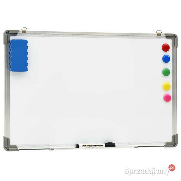vidaXL Magnetyczna tablica suchościeralna biała Warszawa