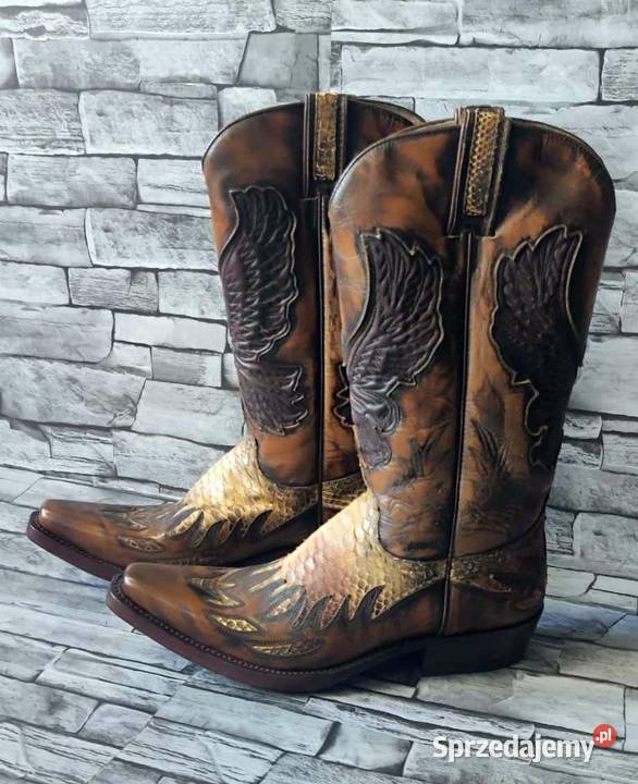 Kowbojki skórzane Sancho Boots