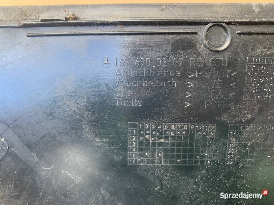 Trójkąt błotnika lewy prawy Mercedes a w169 sprzedam