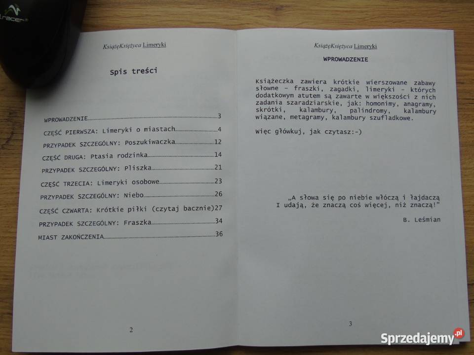 Limeryki czyli cieszcie się i radujcie a nie wielkopolskie Leszno