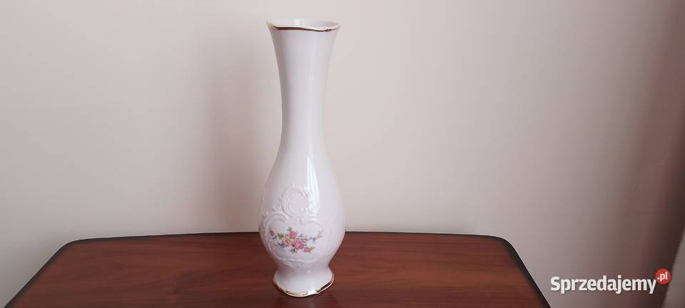 Bogucice wazon z różowej porcelany 305 Porcelana i szkło Latoszyn sprzedam