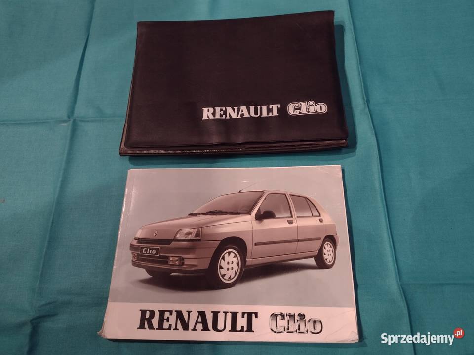 RENAULT CLIO 1 Instrukcja Obsługi książka serwis Łódź